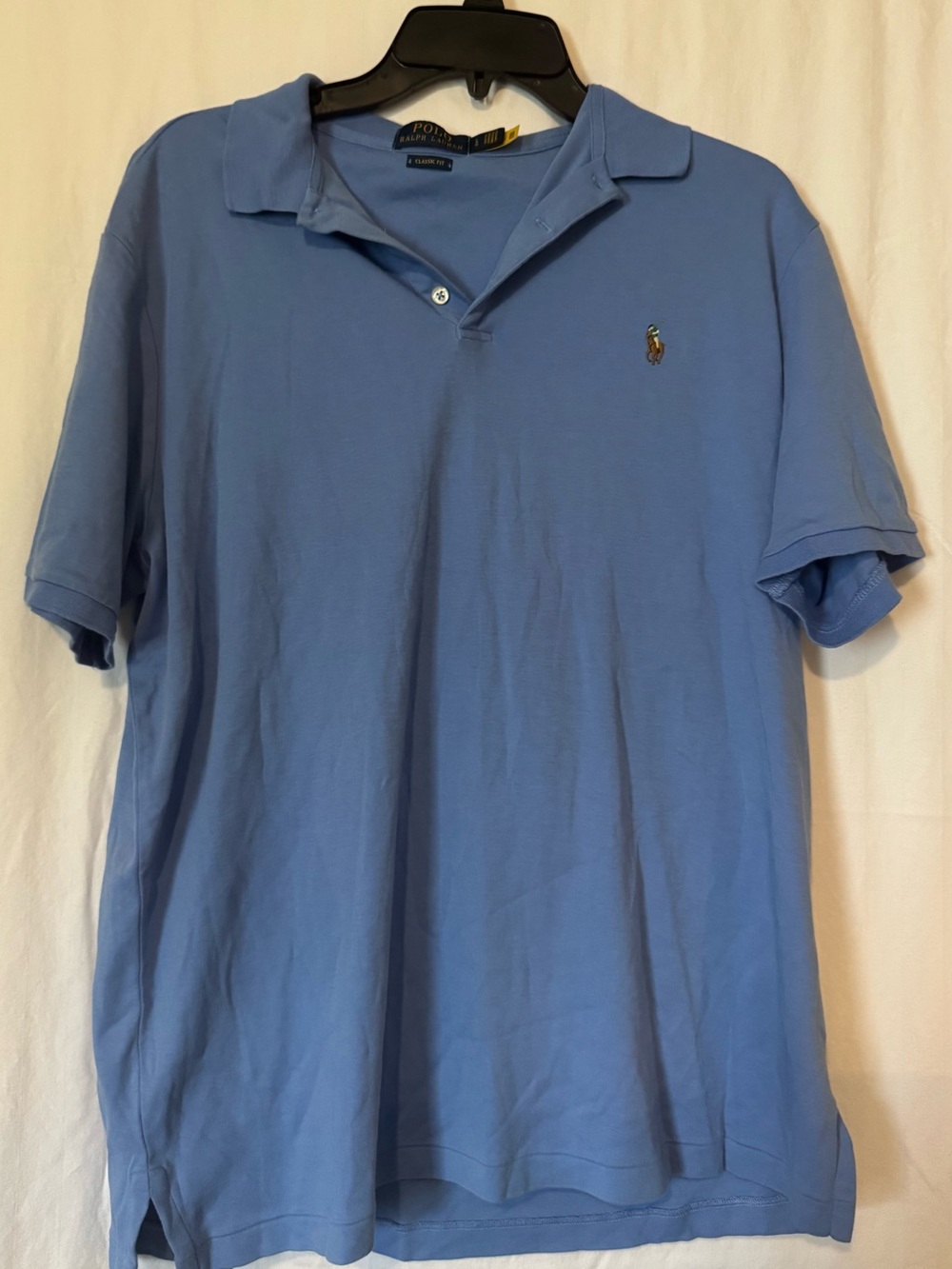 Polo Ralph Lauren Classic Fit Light Blue Polo Shirt Men’s L